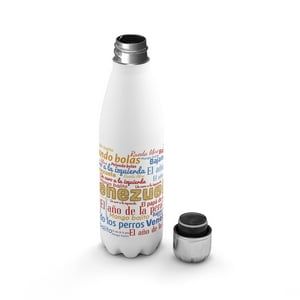 Creango - Botella Agua Termica Venezuela 5 De Acero Inoxidable