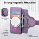 thumbnail image 2 of Funda Billetera Magnética para Xiaomi Redmi Note 13 Pro Plus Soporte Tarjetas Desmontable Morado, 2 of 6
