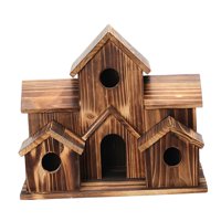 Ioensy - Casas De Pájaros De Madera, Nido De Colibrí Colgante Para Decoración De Patio Trasero