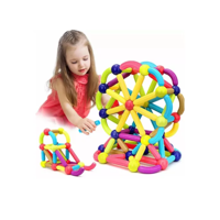 Genérico - Juego Didactico Bloques Magneticos Construccion 180Pcs Niños