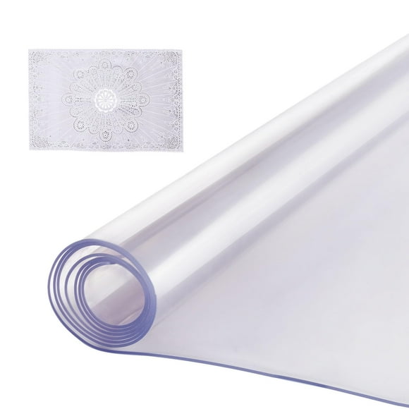 Mantel VEVOR de plástico, 1067 x 1524 mm, 2 mm de grosor, PVC transparente