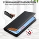 thumbnail image 3 of Funda Tipo Cartera de Cuero Sintético para Samsung Galaxy S20 Bloqueo RFID, con Ranuras para Tarjetas y Bolsillo para Efectivo, Cierre Magnético Fuerte Negro, 3 of 6