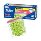 thumbnail image 1 of Bolsas de almacenamiento de alimentos Ziploc Quart Power Shield Tech, 42 unidades, 1 of 7