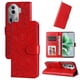 thumbnail image 1 of Funda tipo cartera FOXDOCK para OPPO Reno 11 Pro 5G , diseño girasol en relieve, cuero PU, cierre magnético, soporte y tarjetero, 1 of 5