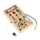 thumbnail image 4 of Tablero Ocupado De Madera Con Juguete Montessori De Luz LED Para Niños En Edad Preescolar De Navidad, 4 of 5