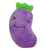 Defensor - Peluche Para Mascota Sonoro De Forma De Berenjena Con Sonido Color Lila