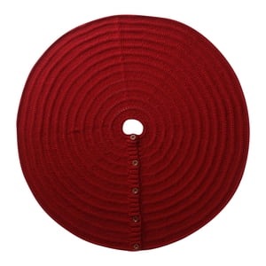 Magideal - Falda De De Navidad Adornos De Navidad Decoración Del De Navidad Delantal Para La Familia Granja Fiesta De Halloween Decoración Del Hogar Rojo Oscuro