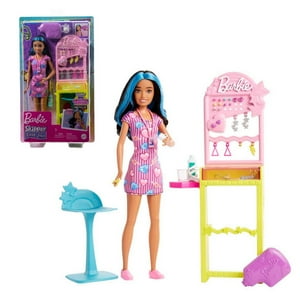 Muñeca Barbie Skipper Perforadora De Orejas Con Aretes