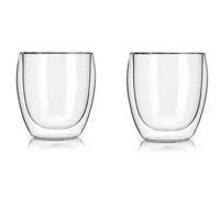 Concepts Life - Set 2 Vasos De Café Vidrio Doble Pared 300 Ml