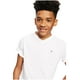 thumbnail image 3 of Camiseta Tommy Hilfiger Big Boys CVC con cuello en V, blanca, 3 of 3