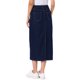 thumbnail image 3 of INSPIRE CHIC Falda de Mezclilla para Mujer Cintura Elástica Abertura Trasera Bolsillos Maxi Largo Faldas Largas de Jean S Azul Oscuro, 3 of 6