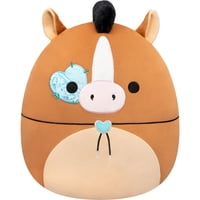 Squishmallows - Malvaviscos De Peluche Originales Brisby The Brown Horse, 30 Cm