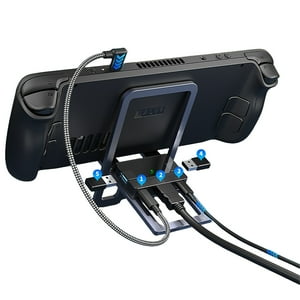 Docking Station Aaronmei Hdmi 4K Usb Tipo-C Pd Plata