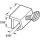 thumbnail image 3 of Cerradura para ventana corrediza PRIME-LINE U 9819 de aluminio, paquete de 4, 3 of 5
