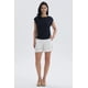 thumbnail image 4 of Polera Mujer Cuello Bote Textura Negro, 4 of 4