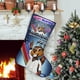 thumbnail image 1 of Castores Ocupados Tema: Calcetines de Navidad, fino lino blanco para colgar en escaleras y chimenea, decoración navideña para el hogar, regalo de Navidad. 45cm × 32cm, 1 of 5