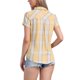 thumbnail image 3 of INSPIRE CHIC Camisas de Cuadros para Mujer Cuello de Punta Blusas Abotonadas Amarillo Azul XL, 3 of 6