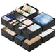 thumbnail image 1 of Organizador de cajones SpaceAid Clothes, paquete de 12 unidades, para guardería, color negro, 1 of 6