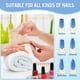 thumbnail image 5 of Lima de uñas de acero inoxidable con estuche de cuero, de doble cara, para hombres y mujeres., 5 of 5
