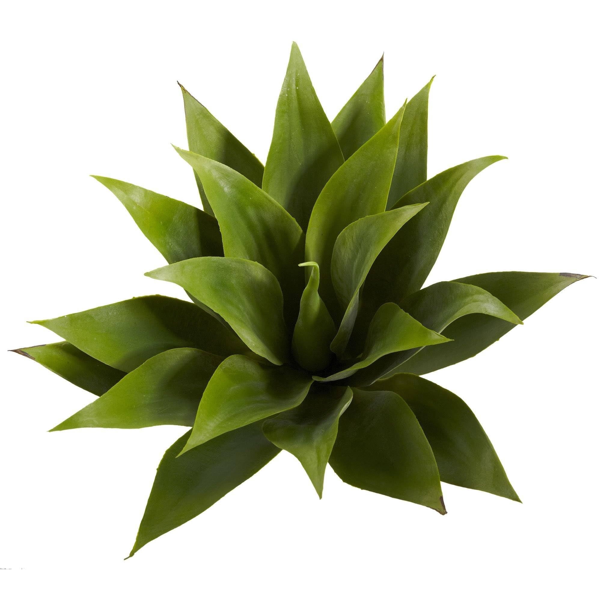 Nearly Natural - Planta Artificial De Agave Casi Natural, Suculenta, 43 Cm (juego De 2)