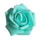 thumbnail image 5 of 50x espuma cabezas de rosa artificial flor falsa fiesta decoración del hogar azul zafiro, 5 of 5