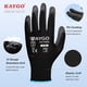 thumbnail image 2 of Guantes de trabajo KAYGO KG11PB de punto sin costuras con revestimiento de poliuretano para hombre y mujer, 2 of 5