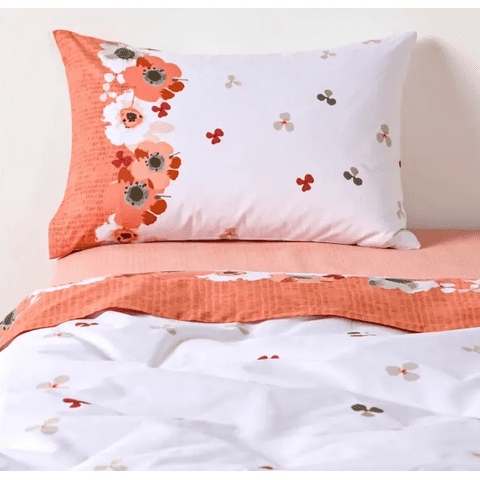 Genérico - Sabanas Cannon 2 Plazas 144 Hilos Diseño Alba Color Alba