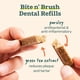 thumbnail image 2 of Recambios de limpieza dental para cepillo de dientes para perros Toy WOOF Bite n' Brush, 2 of 6