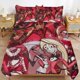 thumbnail image 1 of Hazbin Hotel Helluva Boss Bedding Set Duvet Cover Comfortable and Lightweight Cartoon Bedding 3 Piece Bed Set, 1 of 5