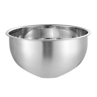 Bothyi - Colador De Lavado De Arroz Herramienta De Cocina Resistente De Acero Inoxidable Con Escurridores Laterales Argent Small