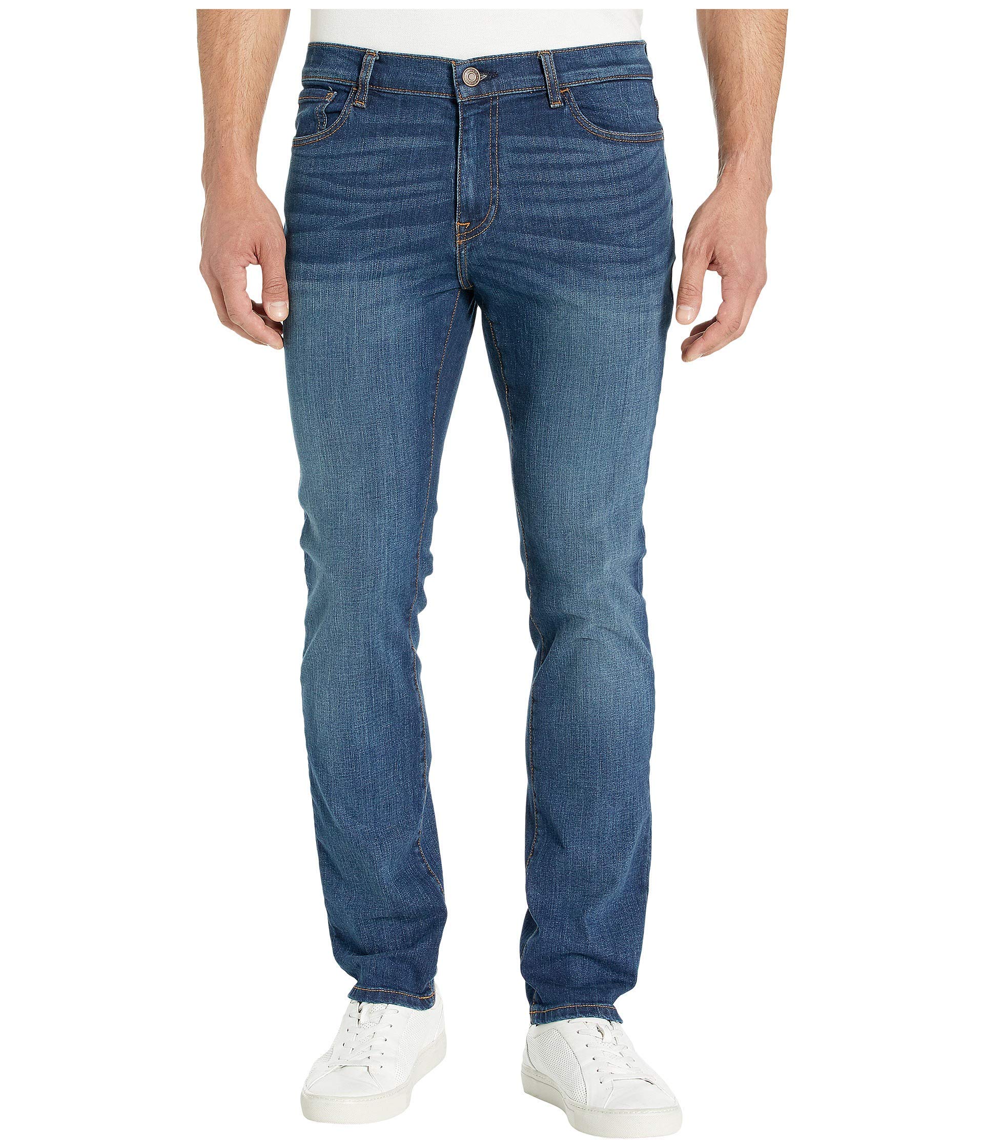 Vaqueros Tommy Hilfiger Thd Straight Fit Para Hombre Dark Wash