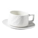 thumbnail image 1 of Tazas De Capuchino Con Platillo, Taza De Café Para Restaurante, Cafetería, Regalo De Inauguración De La Casa, Color Blanco, 1 of 5