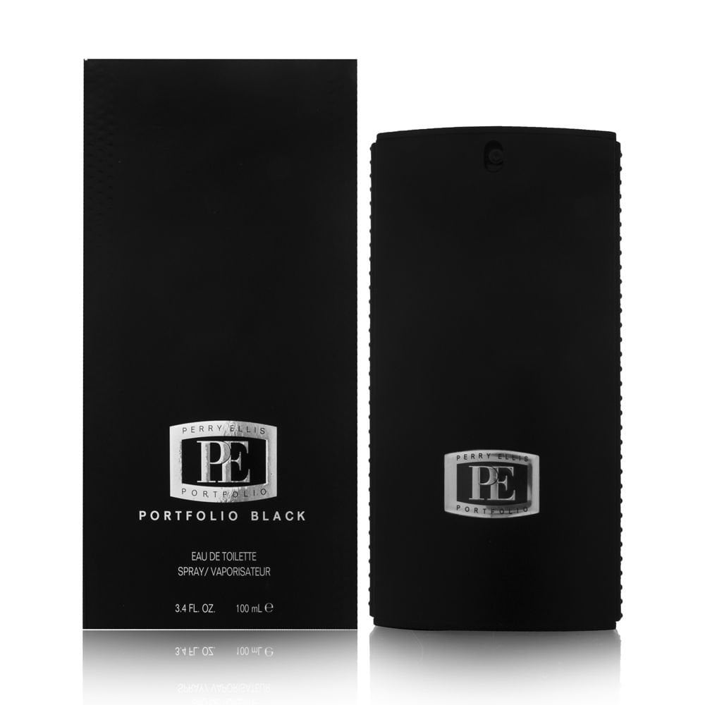 Perfume Perry Ellis Portfolio Black Eau De Toilette Para Hombre, 100 Ml