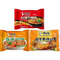 Fideo Instantaneo Kang Shi Fu Pack 3 Sabores