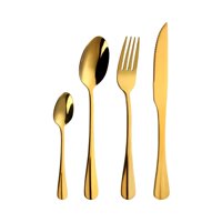 Kitchenware - Set De Cubietos 24 Piezas Capri Color Dorado