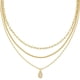 thumbnail image 1 of Collar Kendra Scott Mini Elisa Triple Capa 41 cm Chapado en Oro con Drusa Iridiscente, 1 of 3