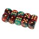 thumbnail image 2 of Dados De Juego De 6 Lados Dados De 16 Mm Para Juegos De Mesa Y Ense?anza De Matemáticas Rojo + Verde, 2 of 5