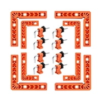 Ioensy - Abrazaderas De Esquina De 90 Grados Tipo L Cuadrados De Sujeción Profesionales De 3"" Y 4"" Para Cajas