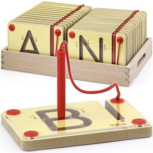 Viga - Tarjetas Educativa Para Escribir Letras Mayúsculas