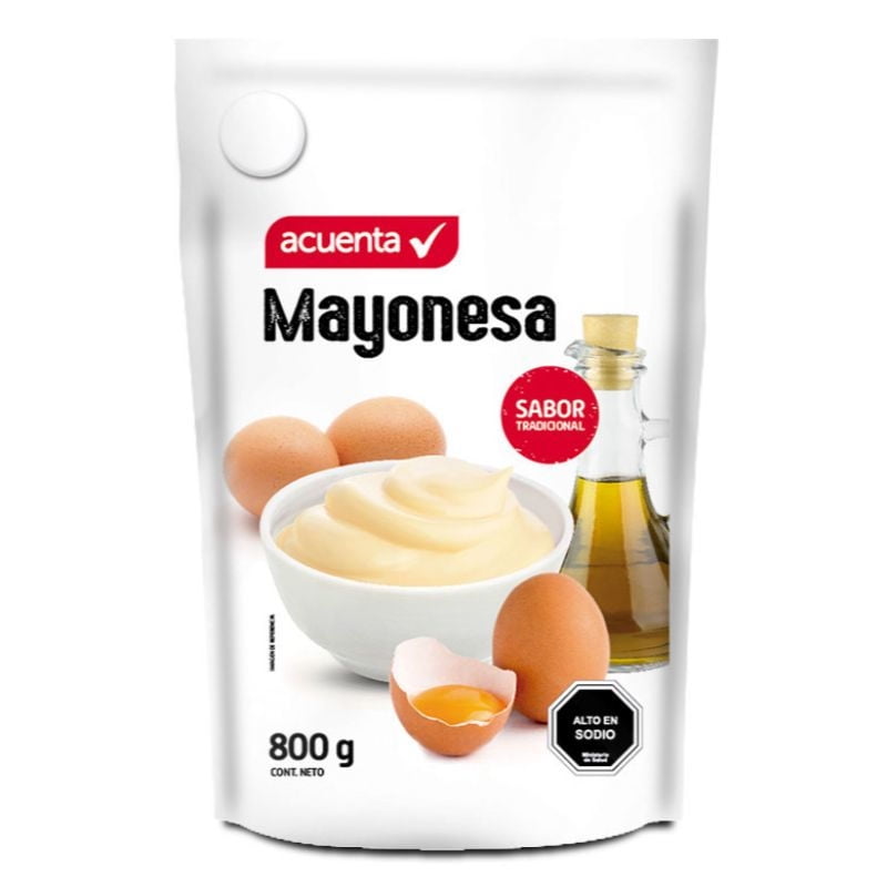 Mayonesa Regular Doypack 800 g Acuenta