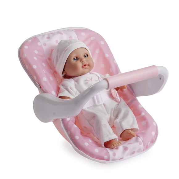 Muñeca Bebé Berjusa 32 cm – Conjunto de Ropa Rosa y Portabebés