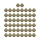 thumbnail image 3 of 50 Uds. de dijes con forma de brújula, accesorios de joyería de aleación DIY, colgantes, accesorios con forma de brújula para pendientes, manualidades Color Bronce, 3 of 5