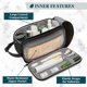 thumbnail image 2 of Neceser PAVILIA Canvas Travel Dopp Kit resistente al agua, 2 of 8