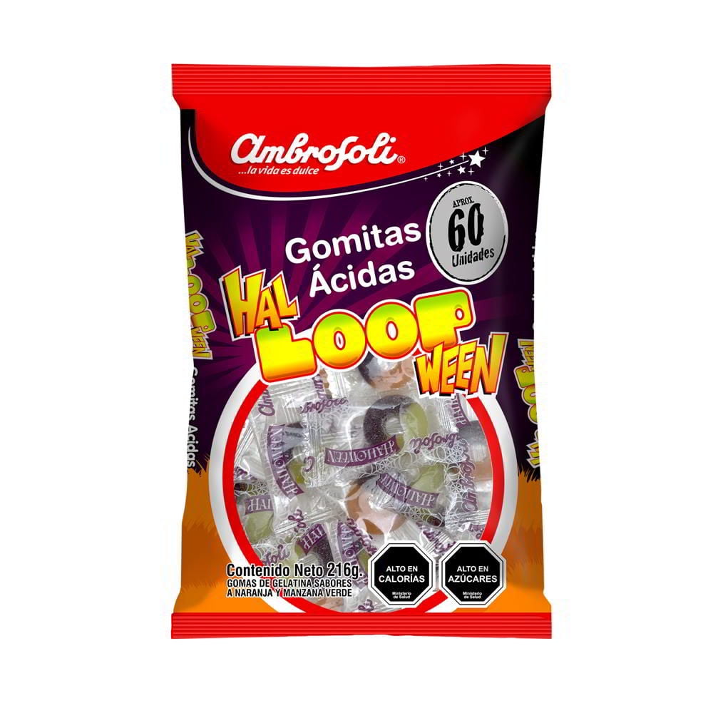 Gomitas Aros Halloween 216 g Ambrosoli