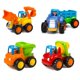 thumbnail image 1 of Set de coches de juguete impulsados por fricción para vehículos de construcción Push and Go, 1 of 7