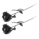 thumbnail image 4 of Rosas Artificiales Con Globos Oculares Fiesta De Disfraces De Halloween Negro, 4 of 5
