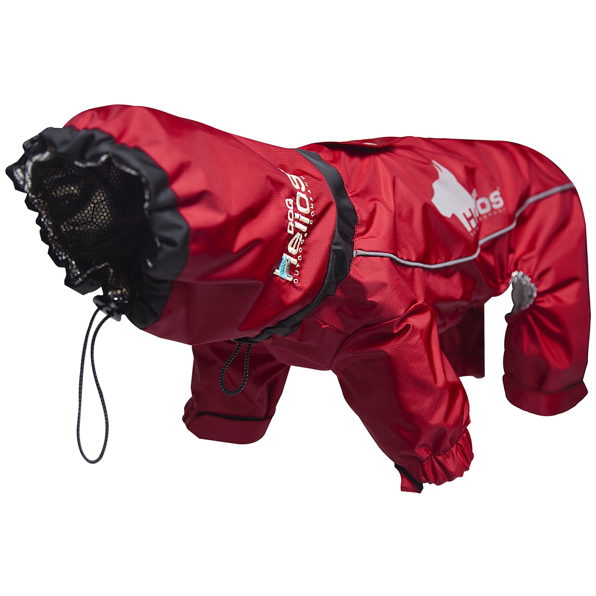 Chaqueta impermeable para perro DOGHELIOS 'Weather-King' rojo