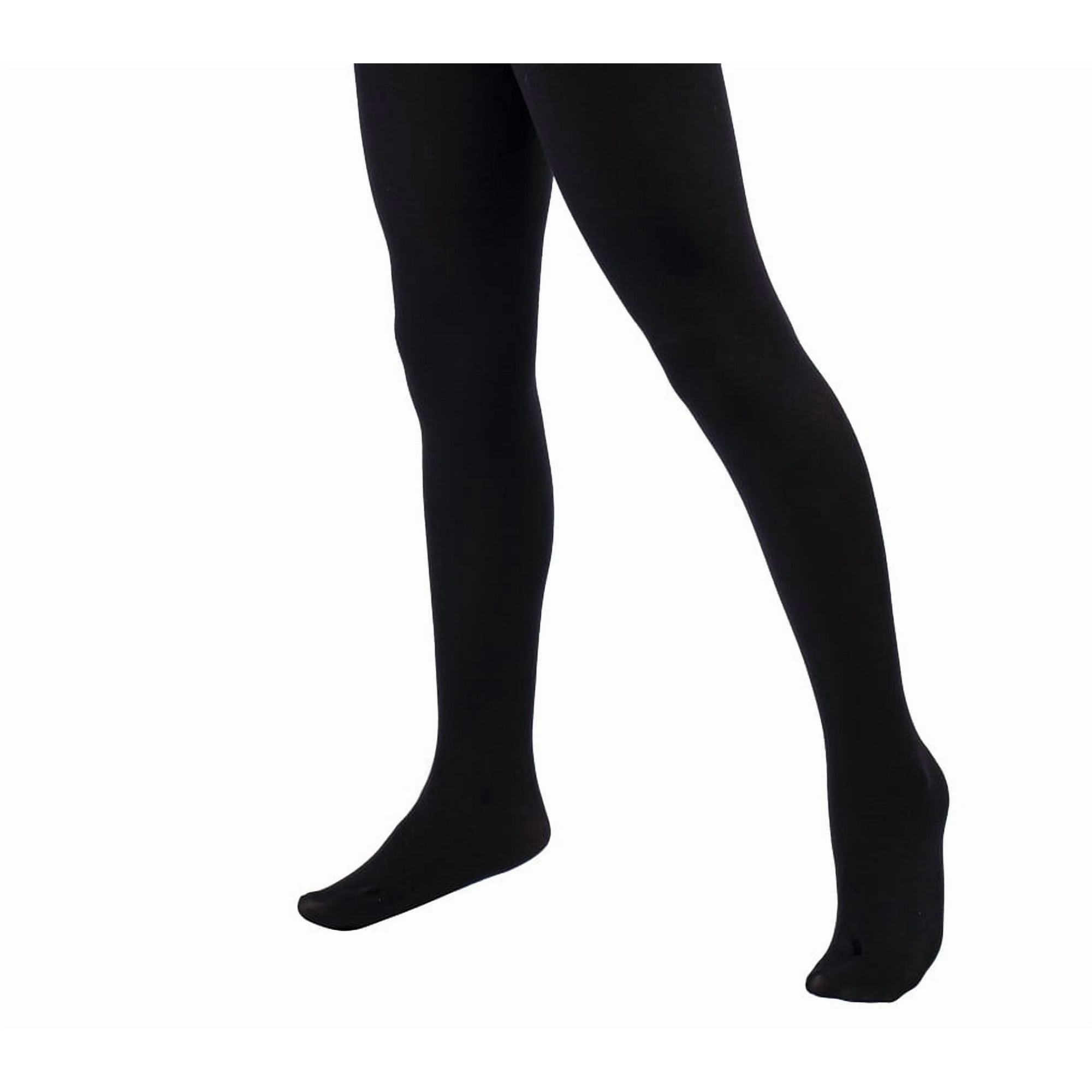 Ingesa - Panty Niña Ballet Baile Gruesa 80 Denier Danza 4 - 6 Años Negro