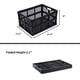 thumbnail image 3 of Cajas de almacenamiento plegables Aebeky de plástico de 30 litros, paquete de 3, negras, 3 of 9