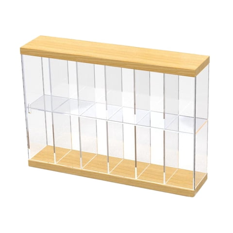 Bothyi - Vitrina Acrílica, Soporte De Exhibición De 2 Niveles Para Muñecas, Figuras De Acción De Juguete